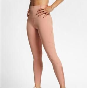 Nike High Waisted Power Pocket Lux Tight Fit Leggings Blush  XXL
